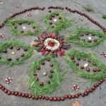 Natur-Mandala – Gemeinschaftsbild unter freiem Himmel