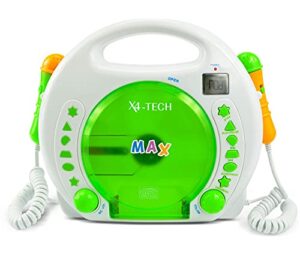 X4-TECH Kinder CD-Player Bobby Joey MP3 mit Akku und Netzteil