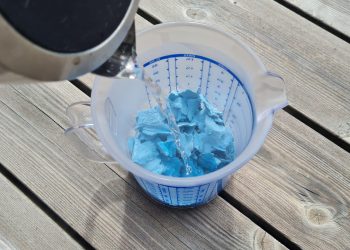 Schnipsel einweichen