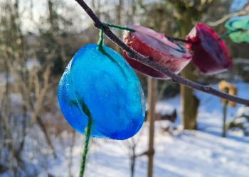 Bunte Eiskette