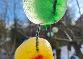 Bunte Eiskette